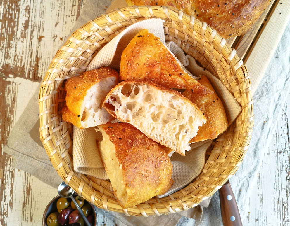 Fladenbrot zum Dippen