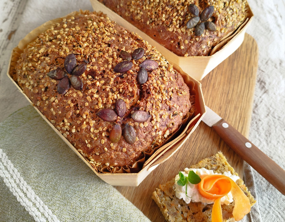 Rübli Dinkelbrot mit Leinsamen