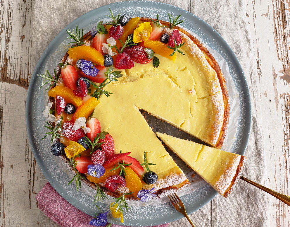 Cheesecake mit Beeren