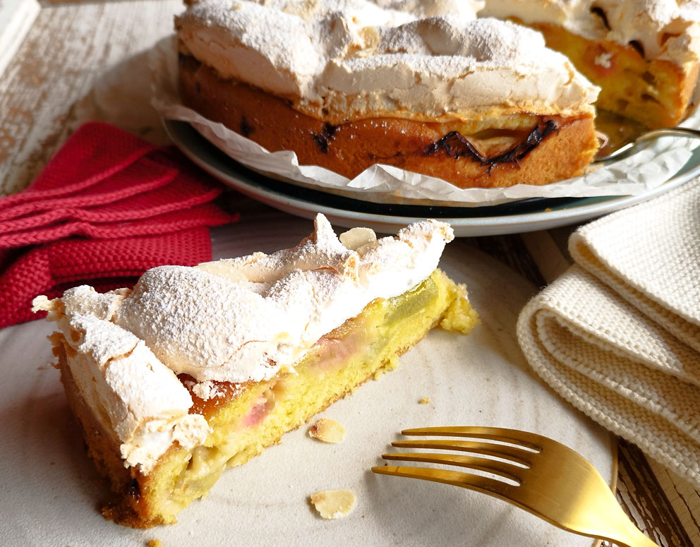Rhabarber-Baiser-Kuchen