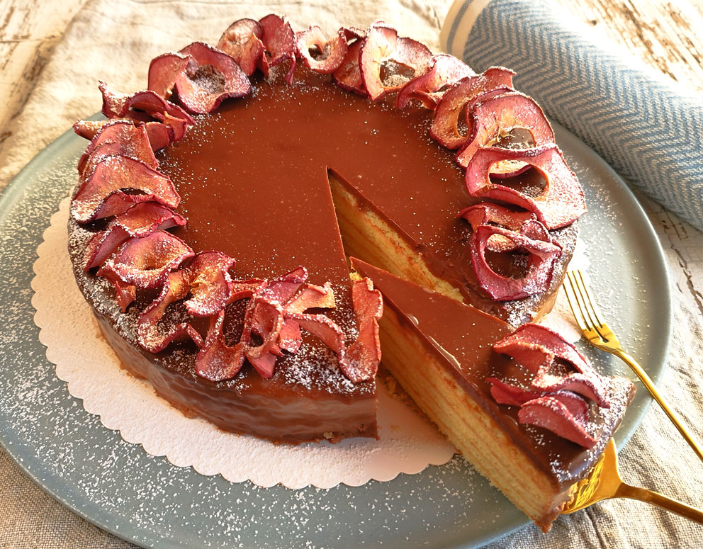 Apfelmus Torte