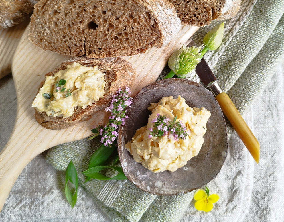 Aufgeschlagene Zwiebelbutter